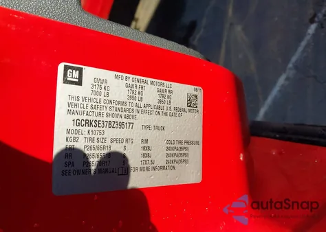 2011 Chevrolet Silverado 1500 Lt from USA, damaged, VIN 1GCRKSE37BZ395177